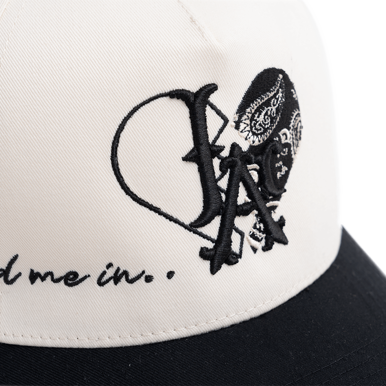 Find Me In LA Cap (Cream/Black)