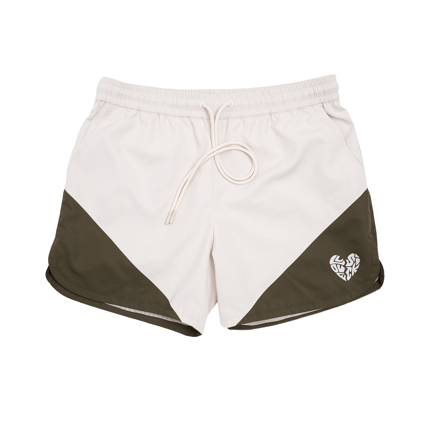 Sail Shorts (Cream/Green)